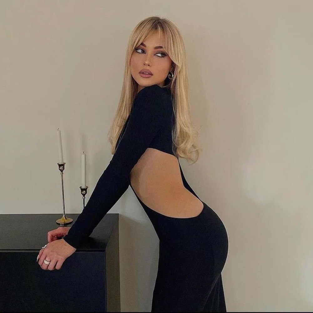 SIMPLY SEXY BLACK DRESS - Picture 3 of 7